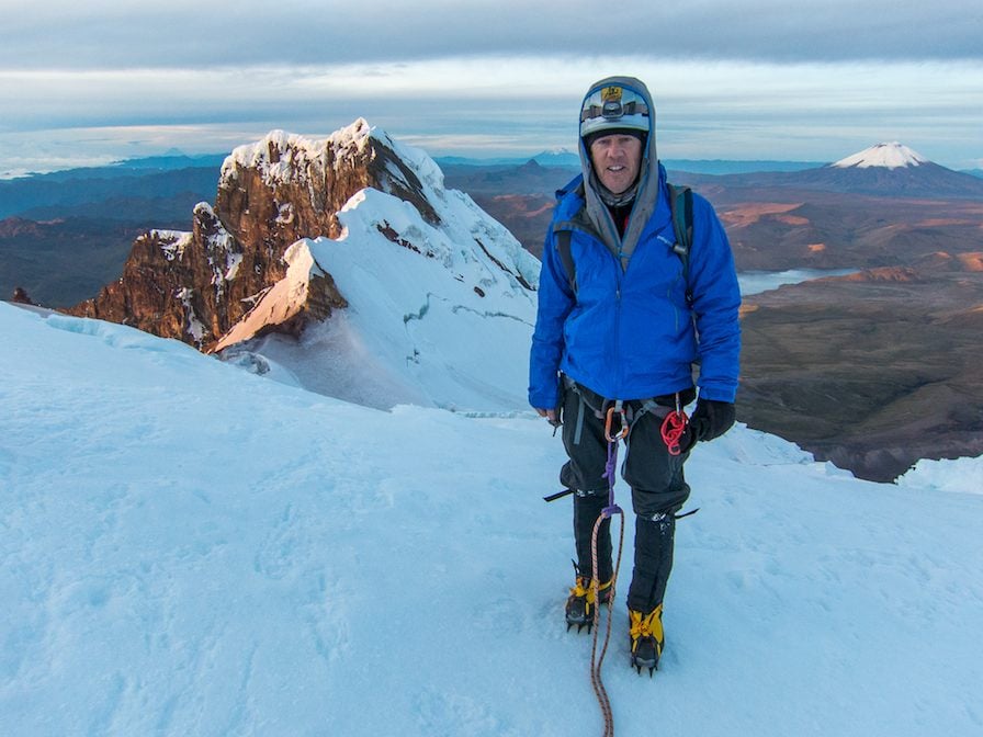 High on Antisana at sunrise