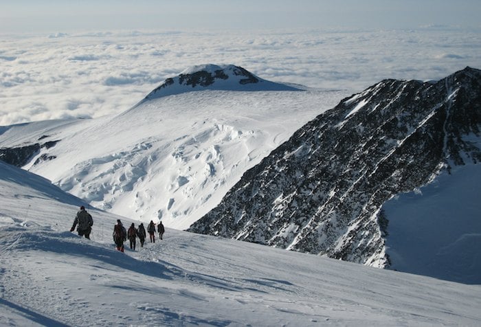 Above Denali Pass
