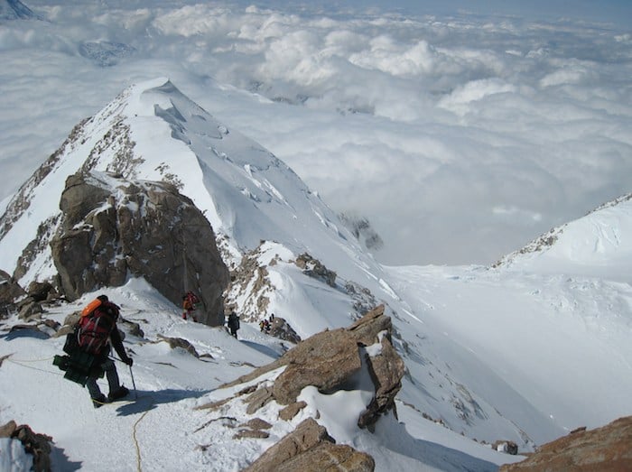 Descending Washburn's Thumb