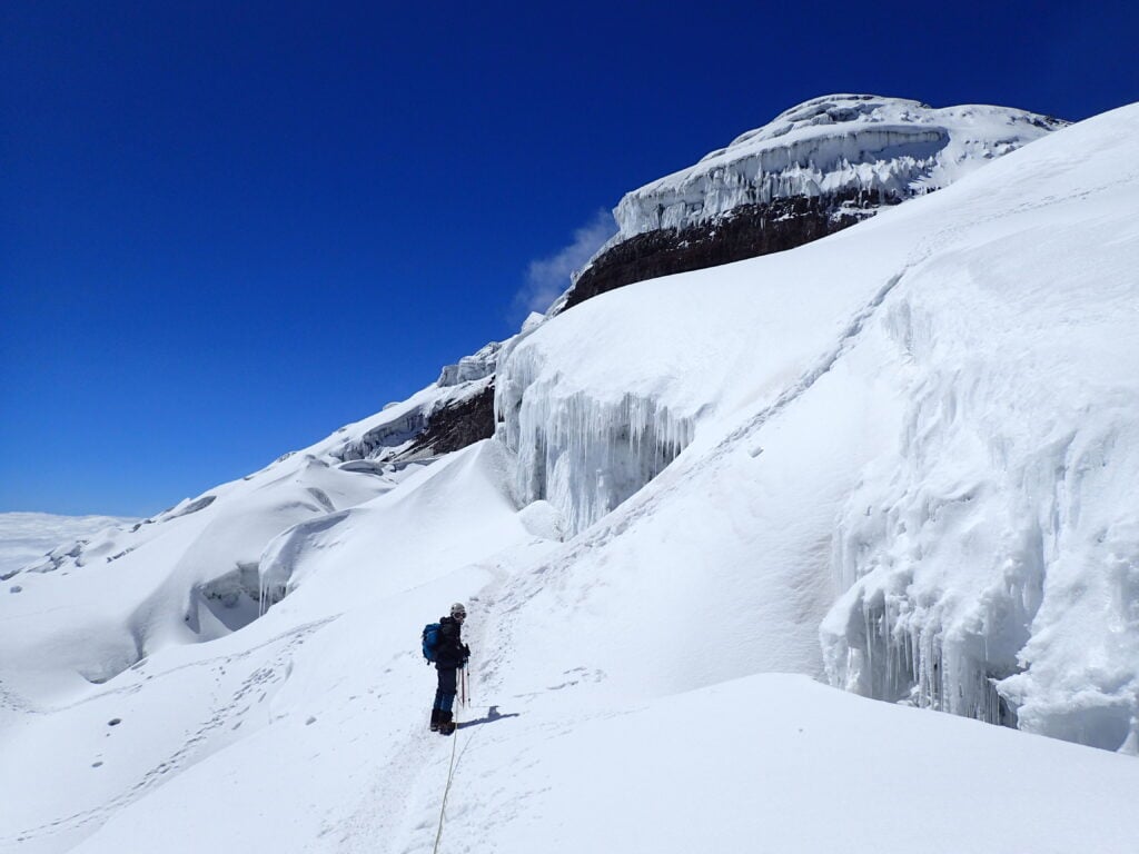 5500 m high on Cotopaxi