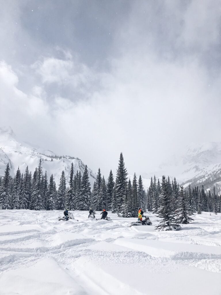 Deep snow flats