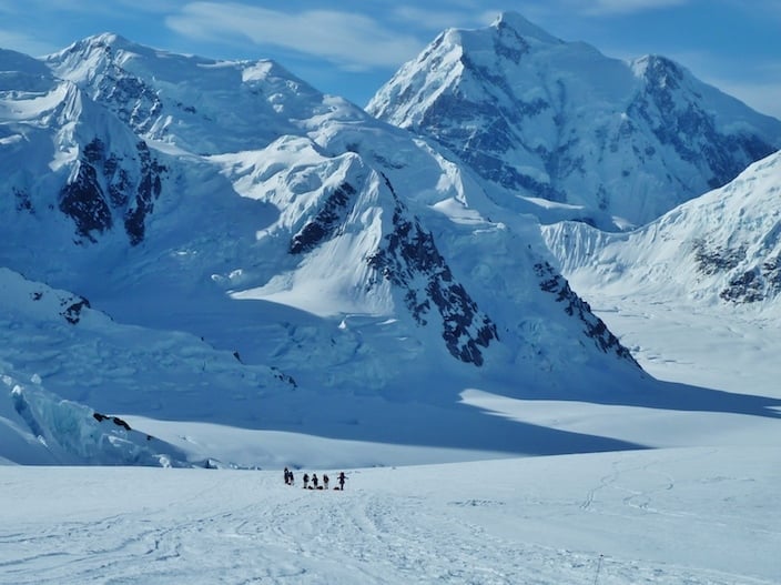Lower Kahiltna Glacier