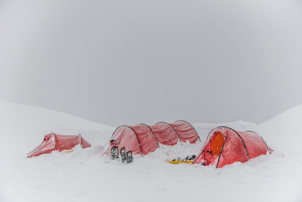 A Fortified Camp on Mt. Baker during a Denali Prep Course