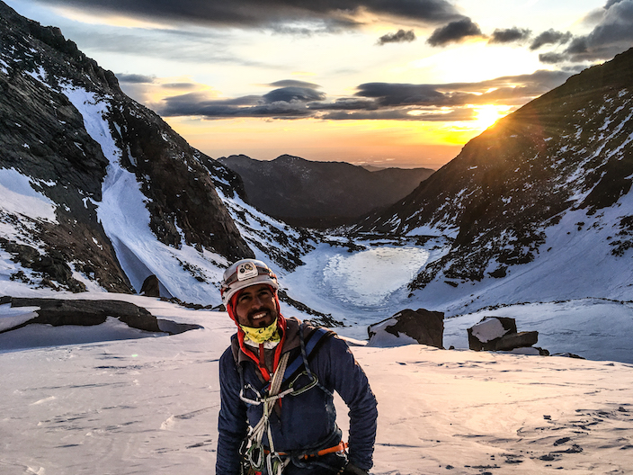 Longs Peak in the Winter