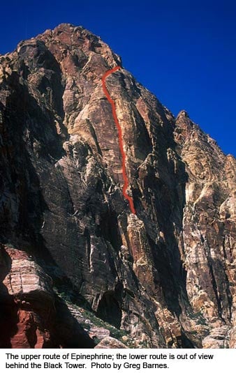 Red Rock Super-Classic: Epinephrine 2 Epinephrine route diagram