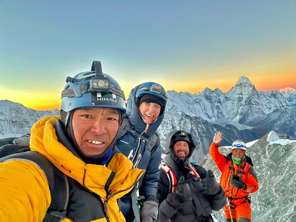 Approaching Island Peak