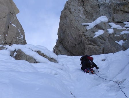 Ice couloir