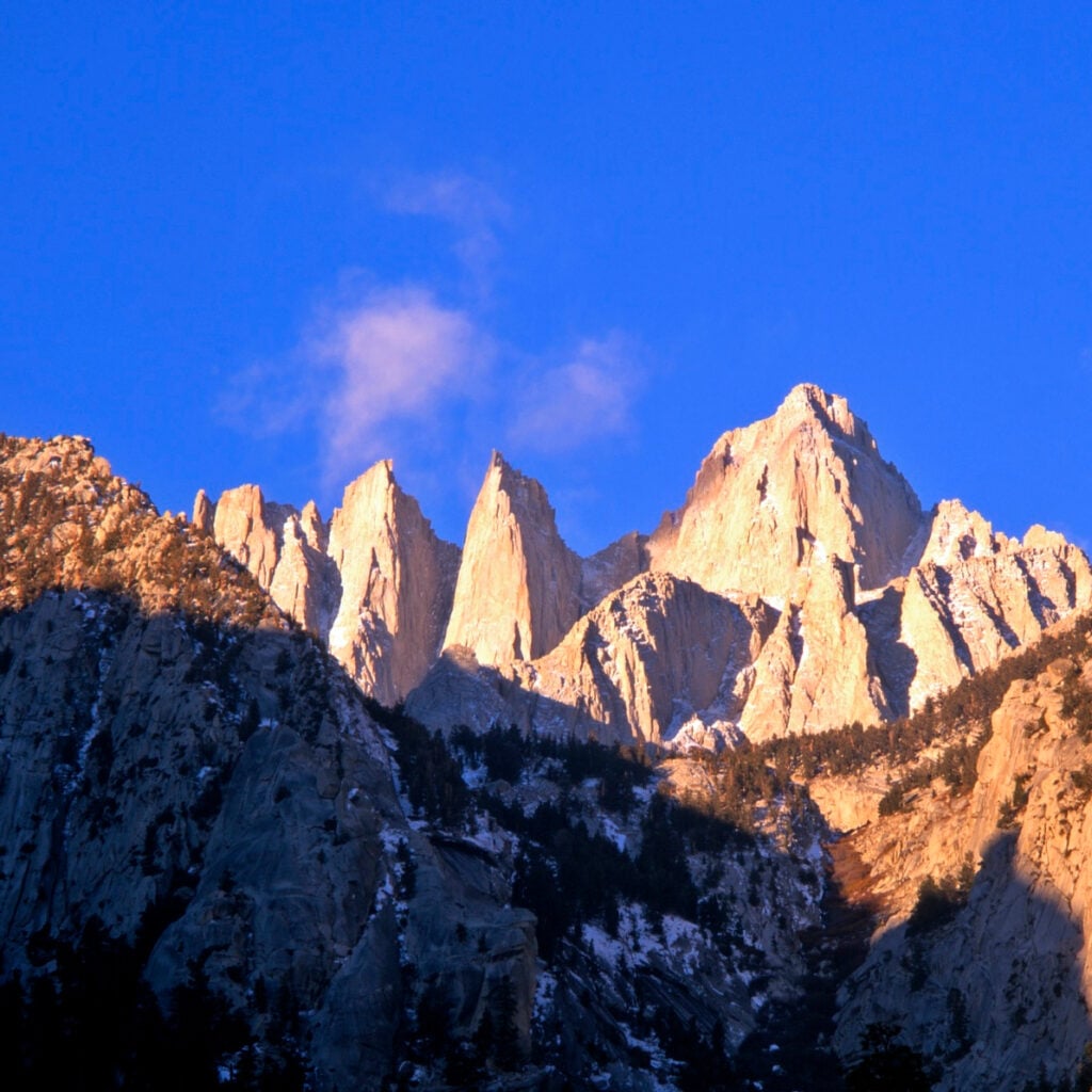 Mt. Whitney in the morning light
