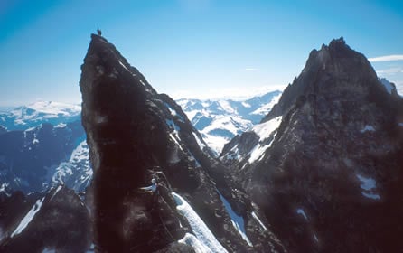 Ski mountaineering in the North Cascades