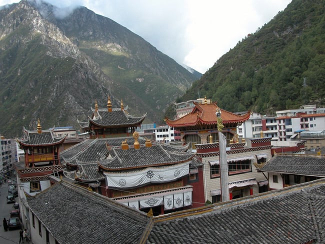 The village of Kangding