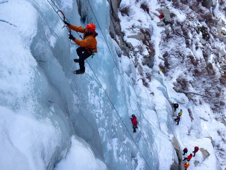 Sierra Water Ice Climbing