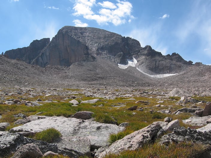 Long's Peak Hiking Trail and Start of Keyhole Route