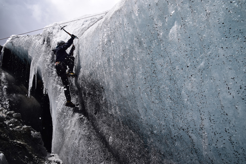 Ice Climbing Skills Practice