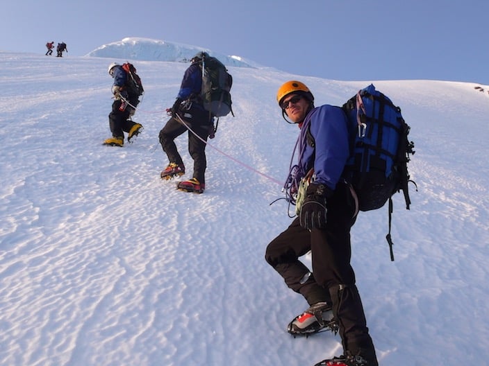 Guide Training on Mt. Baker N. Ridge