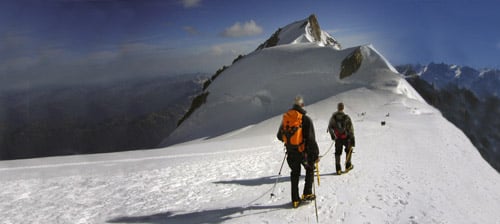 Descending toward Mt. Maudit