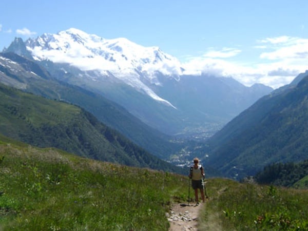 Trail from Chamonix to Trient