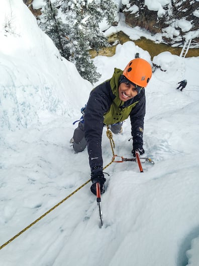 Ouray Ice Climbing Happy
