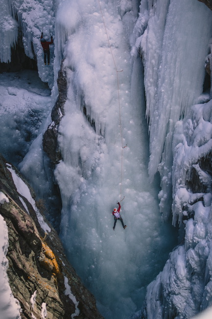 Stunning Ice Climb