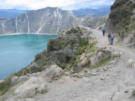 Ecuador Volcanoes - A Climbing Trip Report 12 Quilotoa Crater