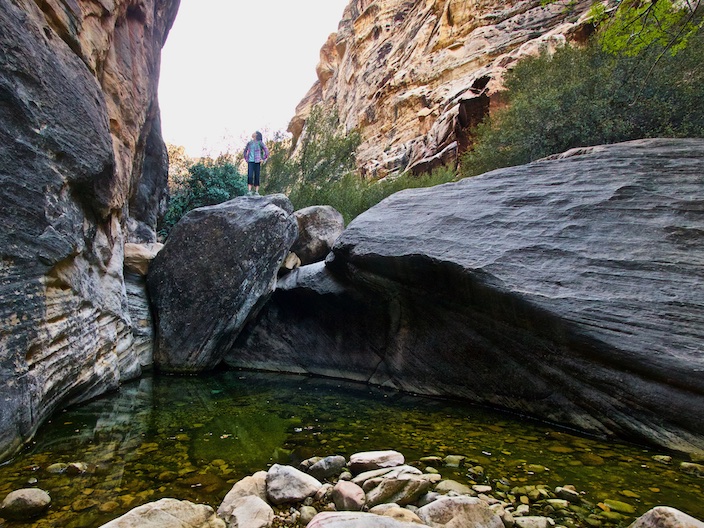 Hidden pools of Red Rock