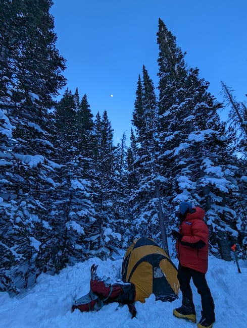 RMNP Winter Camping