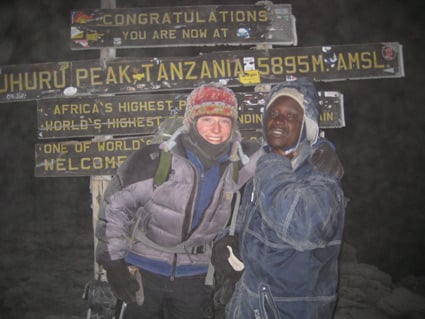 On the summit!