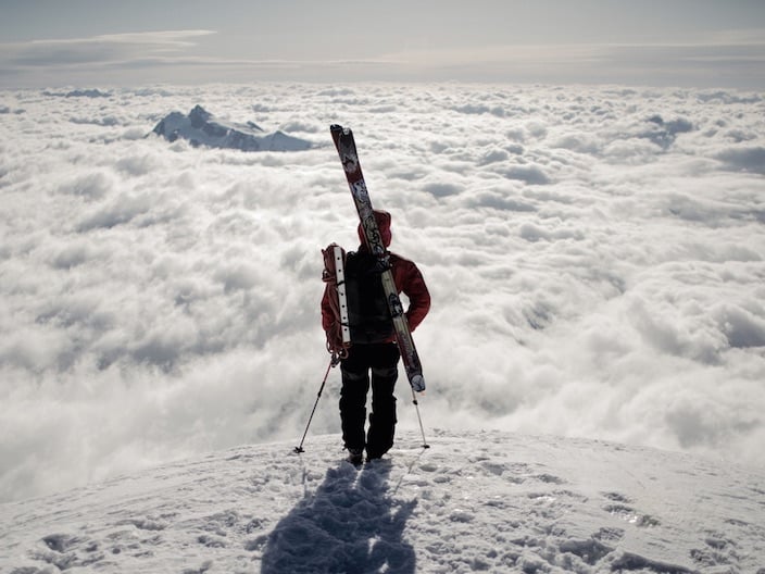 Skier at the Summit