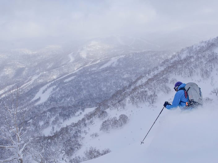 Skier in Hokkaido