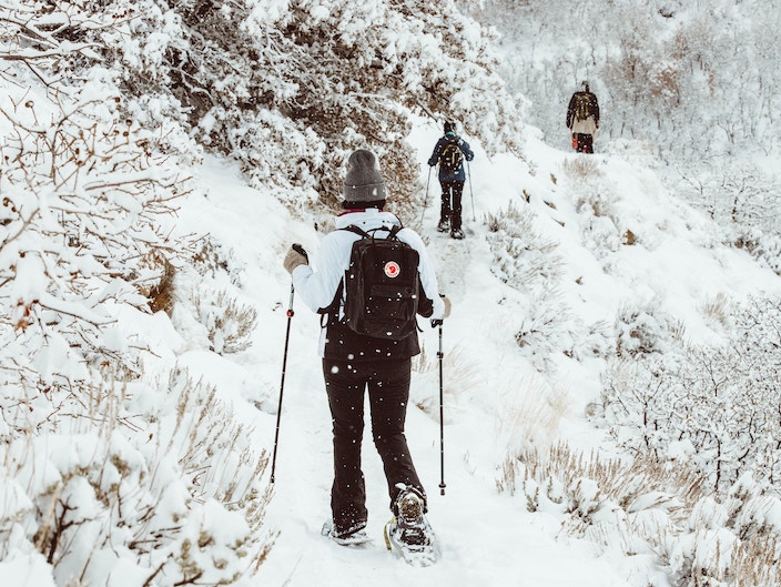 Snowshoeing