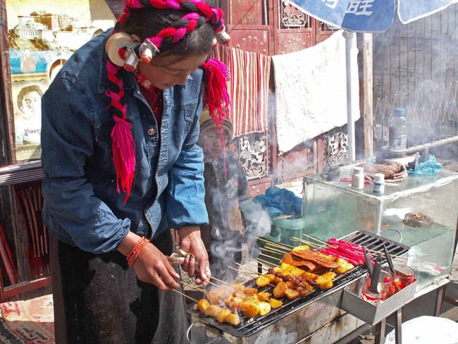 Tasty food from street vendors