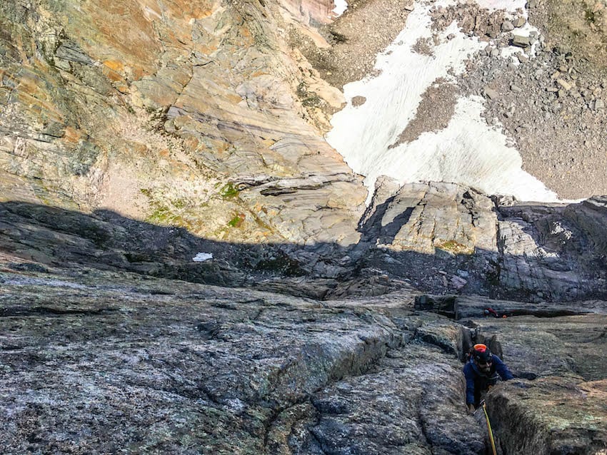 The Diamond of Longs Peak from Chasm View