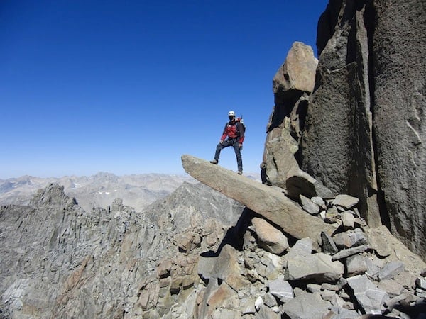 Approaching Thunderbolt Peak. Ian McEleney