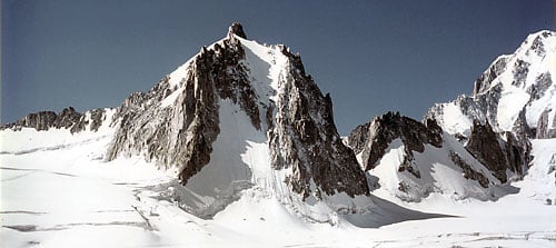 Guided Alpine Climbing in the French Alps/Chamonix 7 The North Face of Tour Ronde offers steep climbing on mixed rock, snow, and ice.