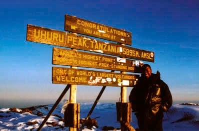 Kilimanjaro Expedition 1 On the summit of Africa.