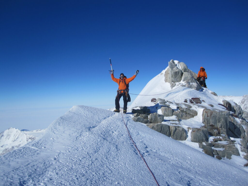 Ascending the icefall between Camps 2 and 3