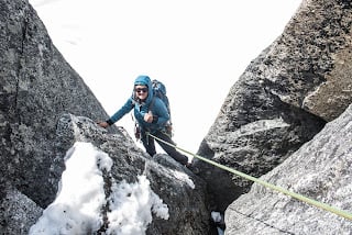 Climbing in Little Switzerland. 3 web 1564