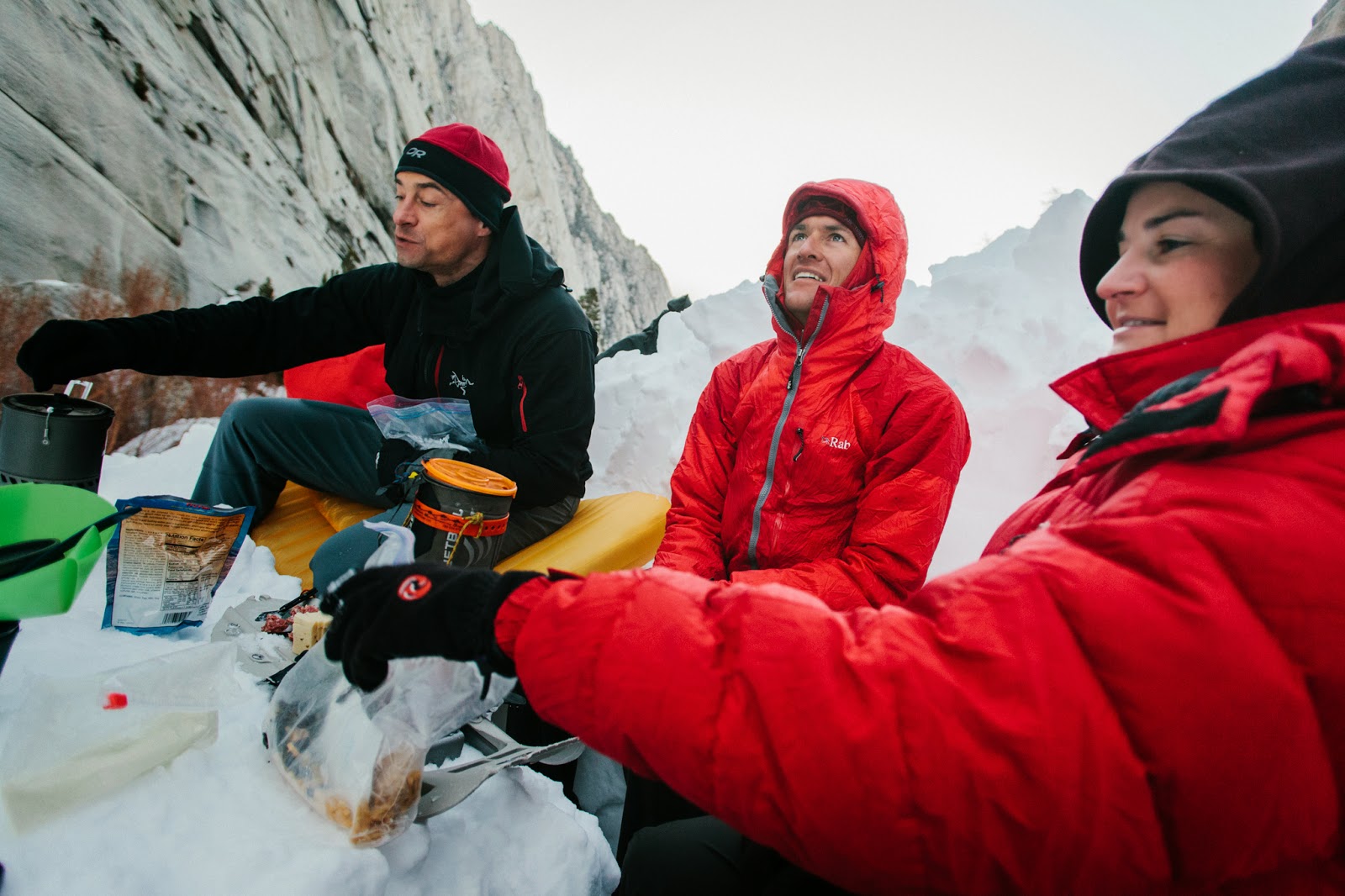 Mt Whitney's Mountaineer's Route in the Winter 3 whitney winter mountaineering camp
