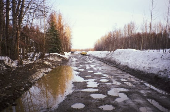 Talkeetna melts out of the winter snow.