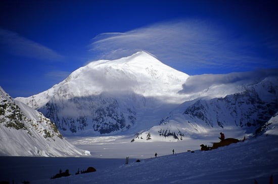 Denali Base Camp 11 Mount Foraker from Base Camp.
