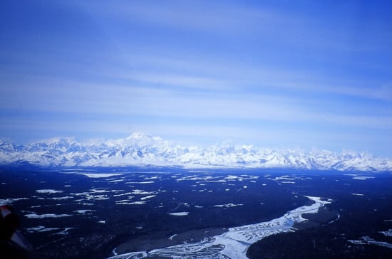 Denali Base Camp 1 Views into the Alaska Range on approach from Talkeetna.