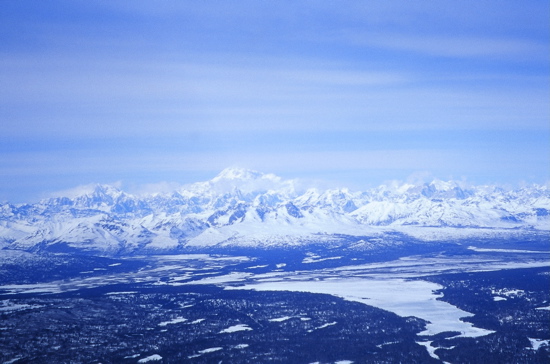 Denali Base Camp 2 From Talkeetna the Alaska Range appears distant at first. As we get closer the immense peaks and gorges begin to stand out from complex terrain surrounding them.