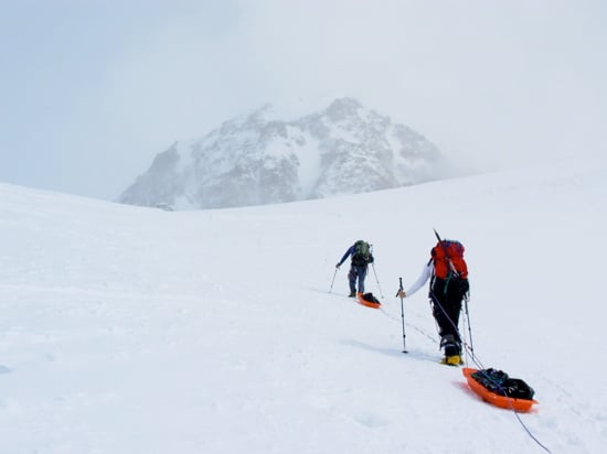 Getting close to the top of the hill.