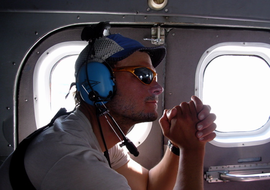 Denali Base Camp 7 AAI guide Matt Anderson grateful for another safe landing.