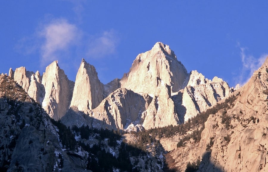 Mt Whitney from below east