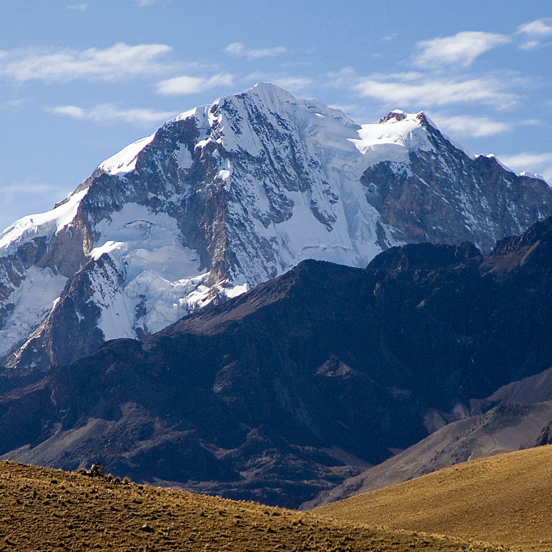 Huayna west face Thumb